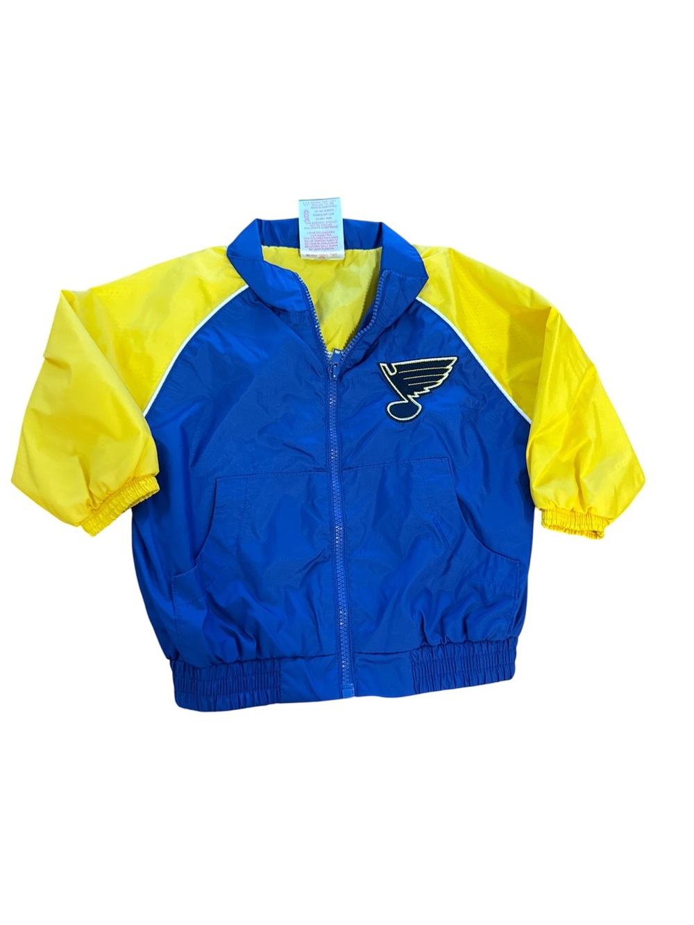 Kids Blue & Yellow Windbreaker Jacket with Team Logo